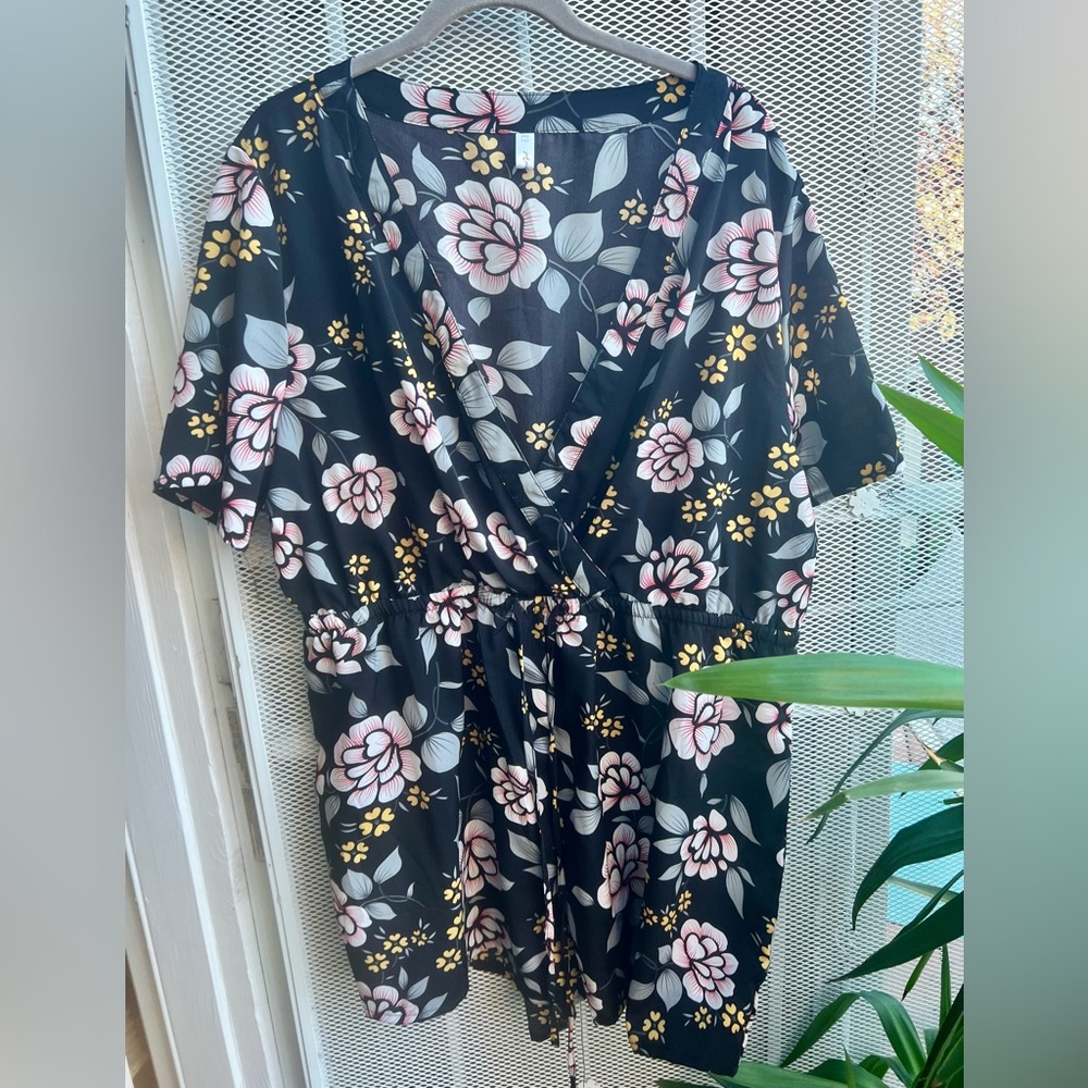 NWOT Floral Romper
